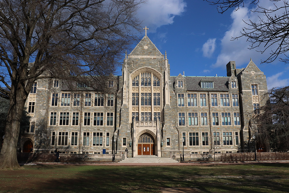FILE PHOTO: ROCHELLE VAYNTRUB FOR THE HOYA | The eight universities named in the college bribery investigation, including Georgetown, caused rejected applicants emotional and economic harm, according to a lawsuit filed by students March 15.
