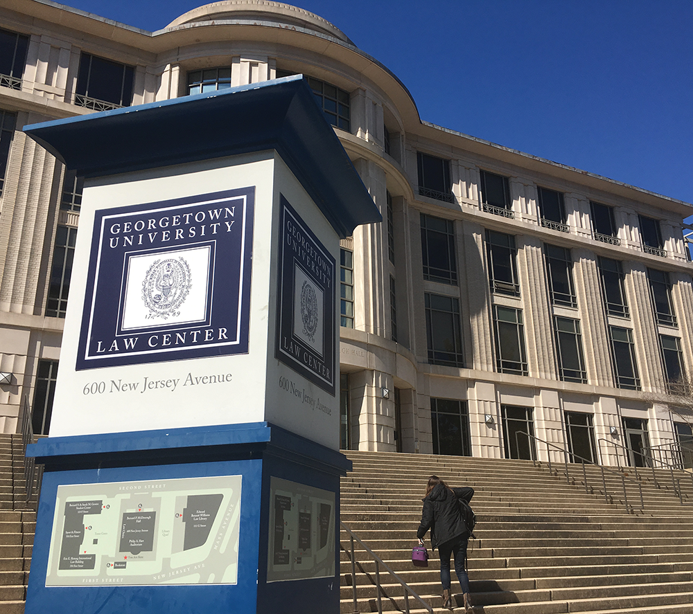 SHEEL PATEL/THE HOYA | The expansion of the Georgetown University Law Center in Capitol Hill was funded by the largest single donation to the Law Center. 