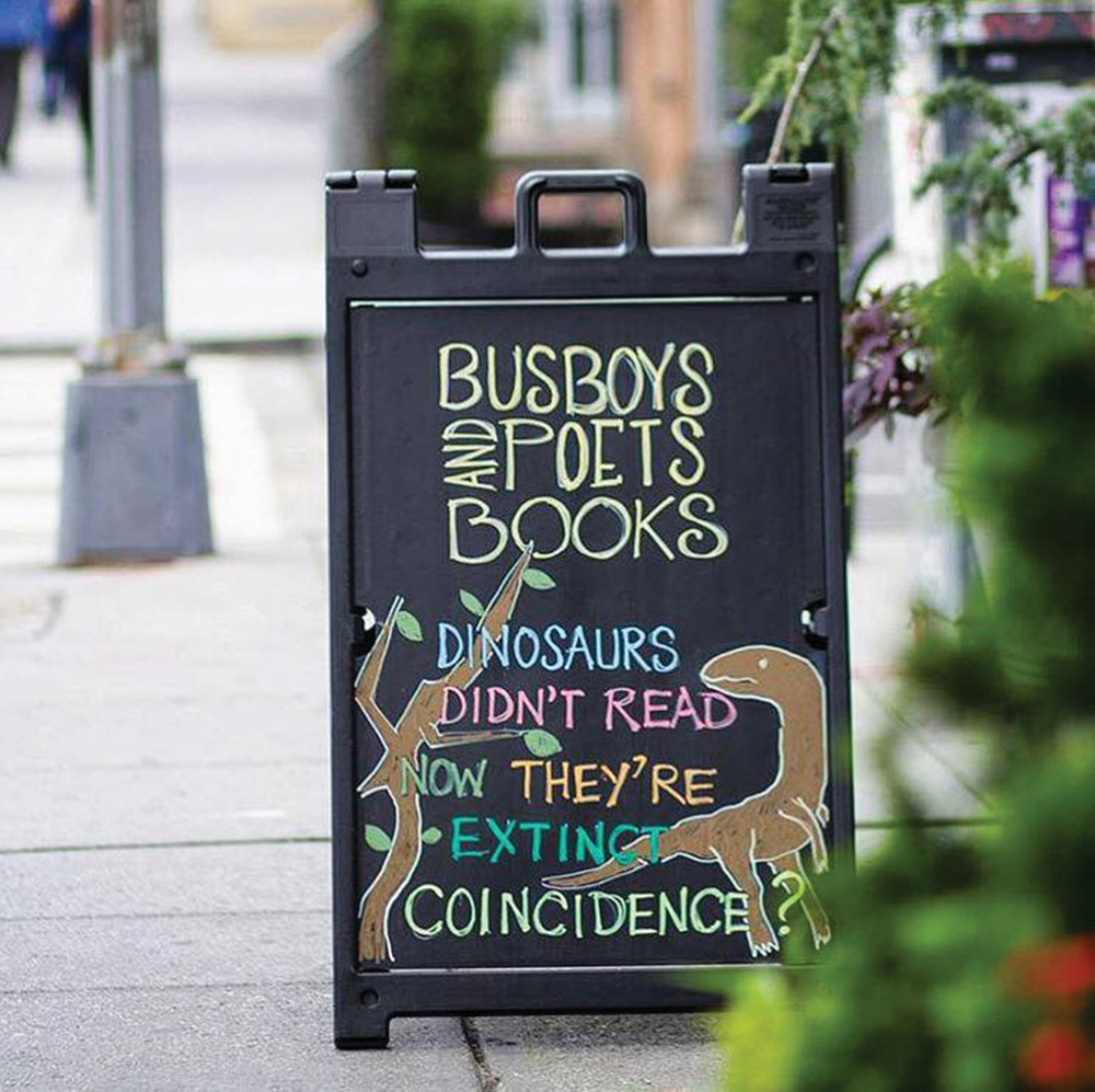 BUSBOYS AND POETS/FACEBOOK | Busboys and Poets is just one of the organizations that make spaces for sharing art while also emphasizing the important role of action within art.