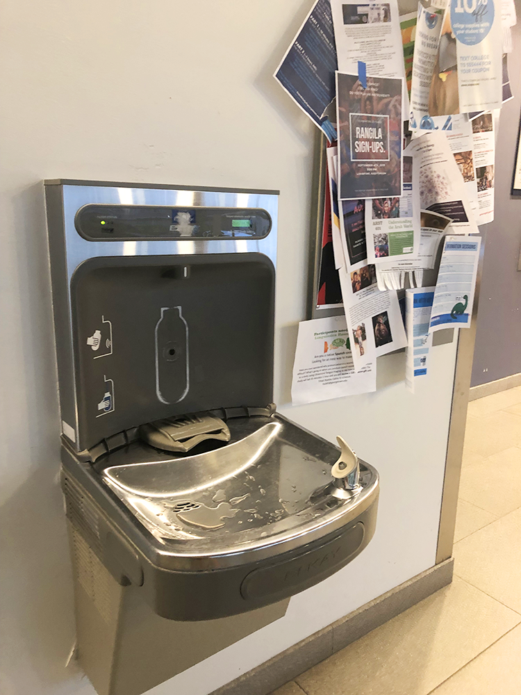 A graduate student study found lead above EPA-designated levels in multiple water sources on campus. | NATALIE ISE/THE HOYA
