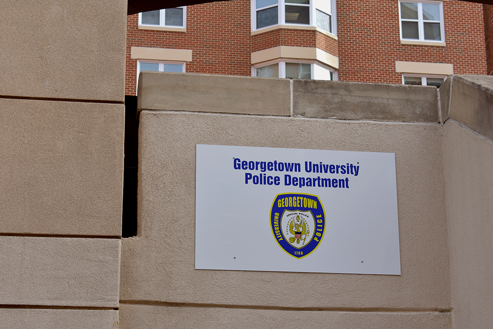 JULIA GIGANTE FOR THE HOYA | GUPD released the 2019 annual security report on Sept. 30 showing increased reports of stalking and burglary incidents on campus. 