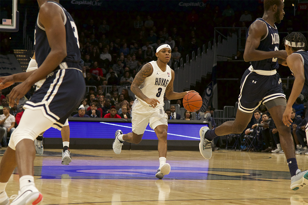 MENS BASKETBALL | Hoyas Escape Opening Scare With Big 2nd Half