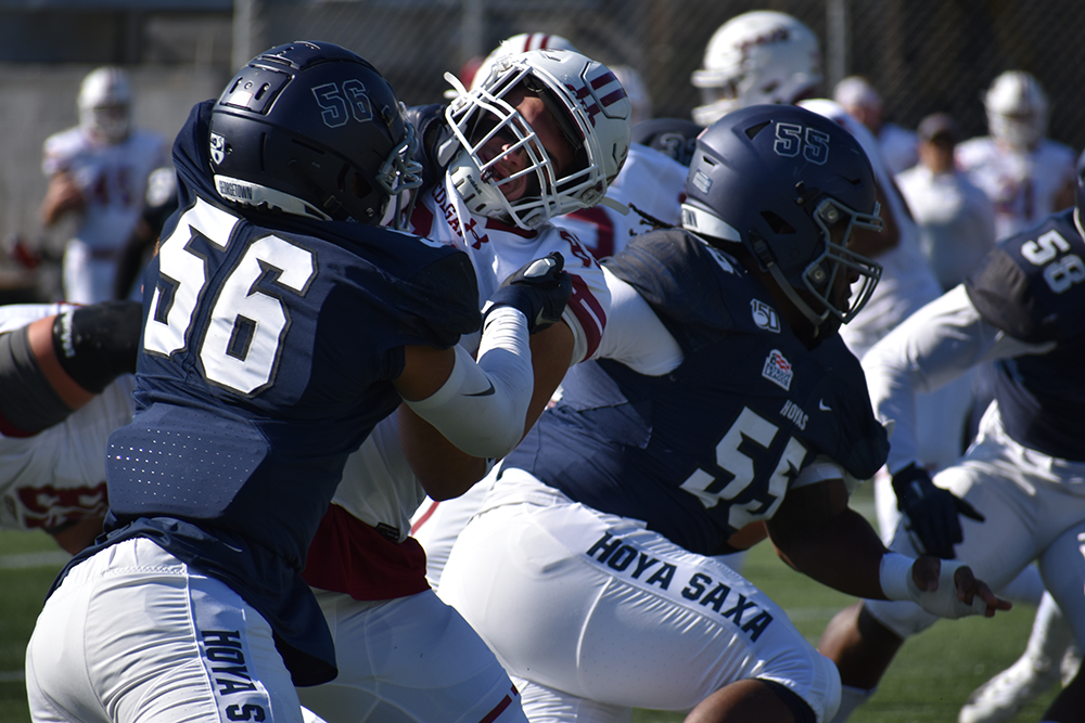 FOOTBALL | Georgetown Suffers Defeat Against Colgate in Final Home Game of the Season