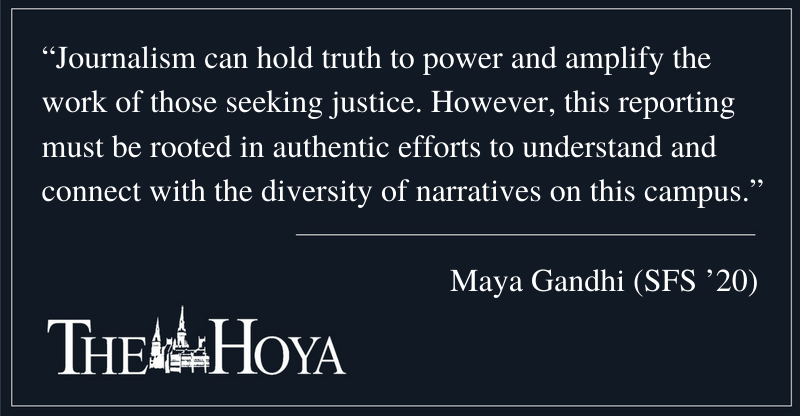 GANDHI: Georgetown Needs a Watchdog. So Does The Hoya.