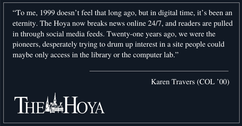 VIEWPOINT: Taking The Hoya Online