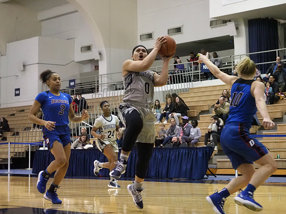 WOMENS BASKETBALL | Georgetowns Home Record Drops to 1-11 With Losses to DePaul, Marquette