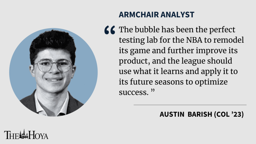 BARISH | The NBA Should Permanently Include Some of the Features of the Bubble