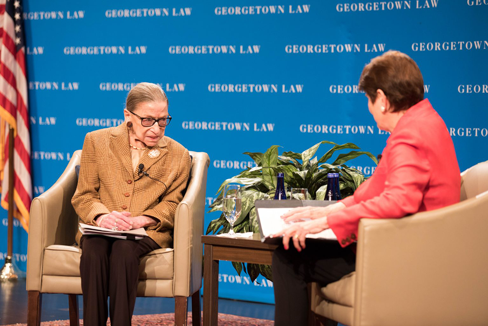 GU Law Center Celebrates Life, Legacy of Late Justice Ginsburg With Virtual Vigil