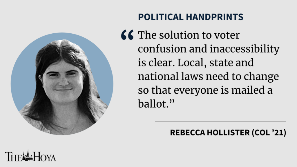 HOLLISTER: Eliminate Voting Barriers
