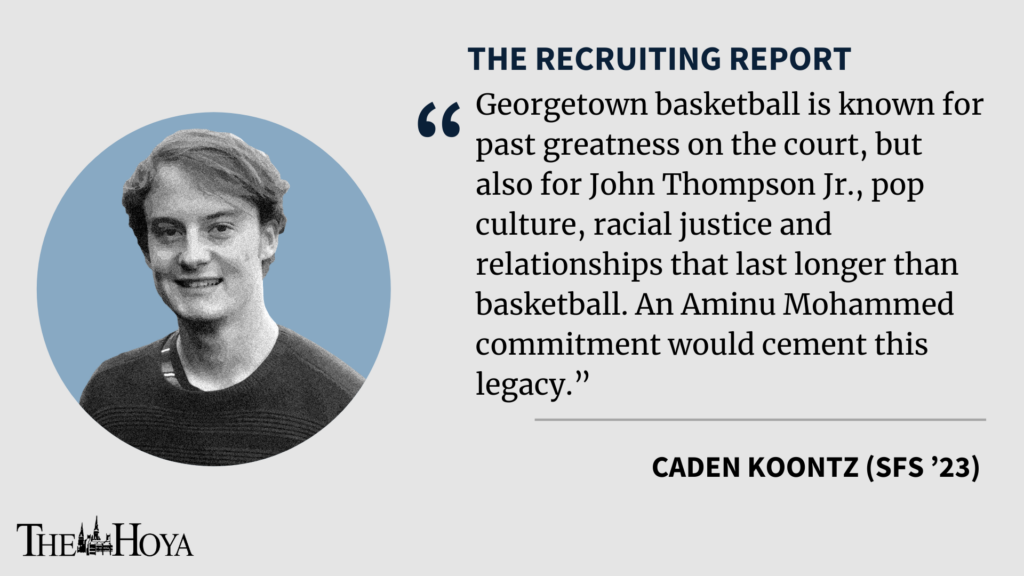 KOONTZ | What an Aminu Mohammed Commitment Would Mean for Georgetown Basketball