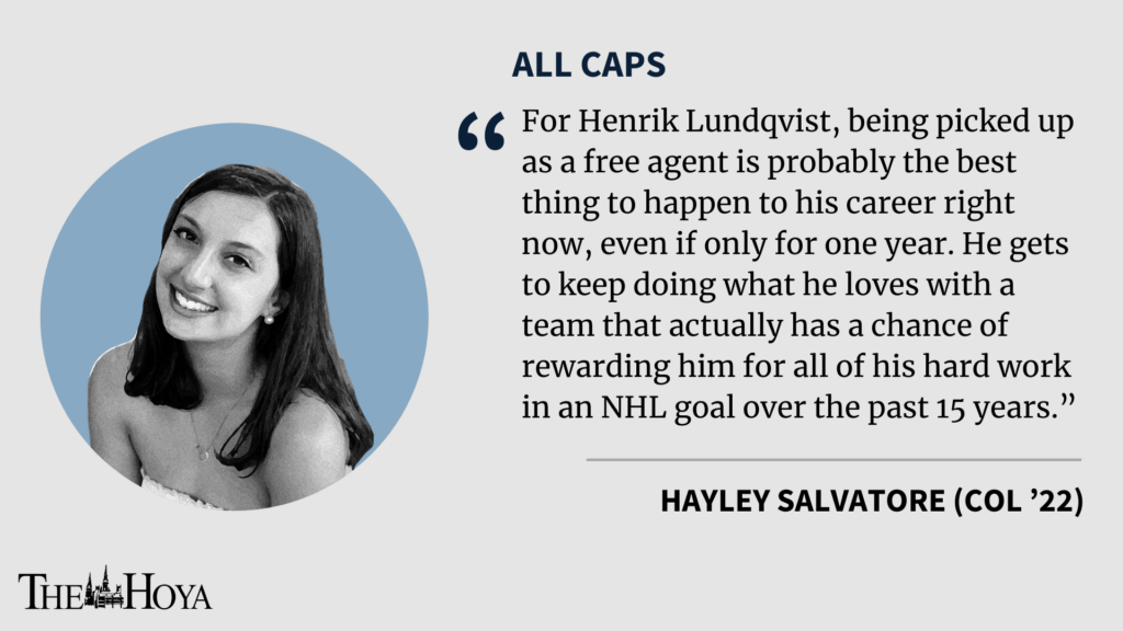 SALVATORE | Fit For a King: Henrik Lundqvist Signs One-Year Contract with the Washington Capitals