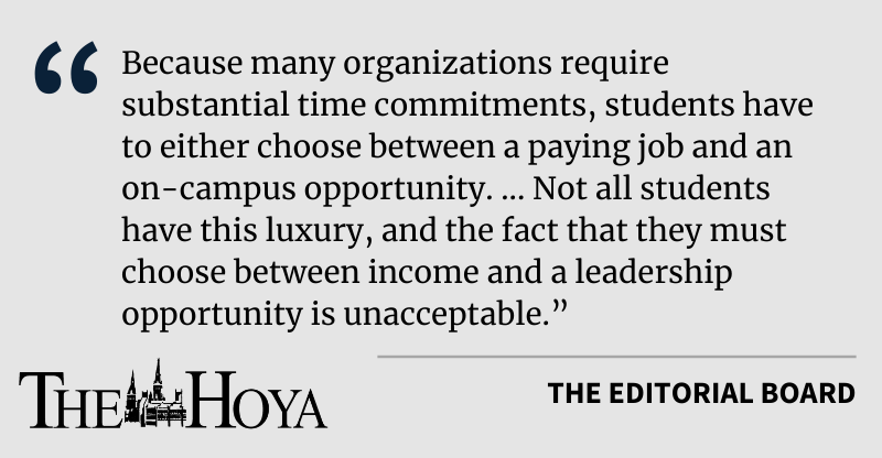 EDITORIAL: Implement Student Leader Compensation