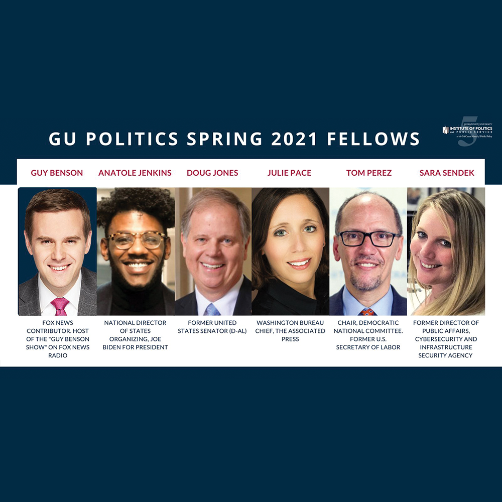 GU Politics Welcomes Spring 2021 Fellows Class