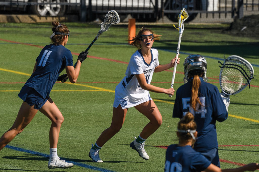 WOMENS LACROSSE | Georgetown Starts Big East Play 2-0 With Back-to-Back Victories Against Villanova