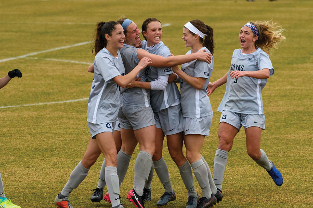 WOMENS SOCCER | Georgetown Remains Undefeated, Defeats Seton Hall 3-0