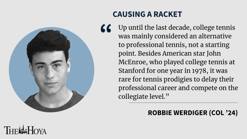 WERDIGER | Should Professional ATP Tennis Players Start Off Their Careers in College?