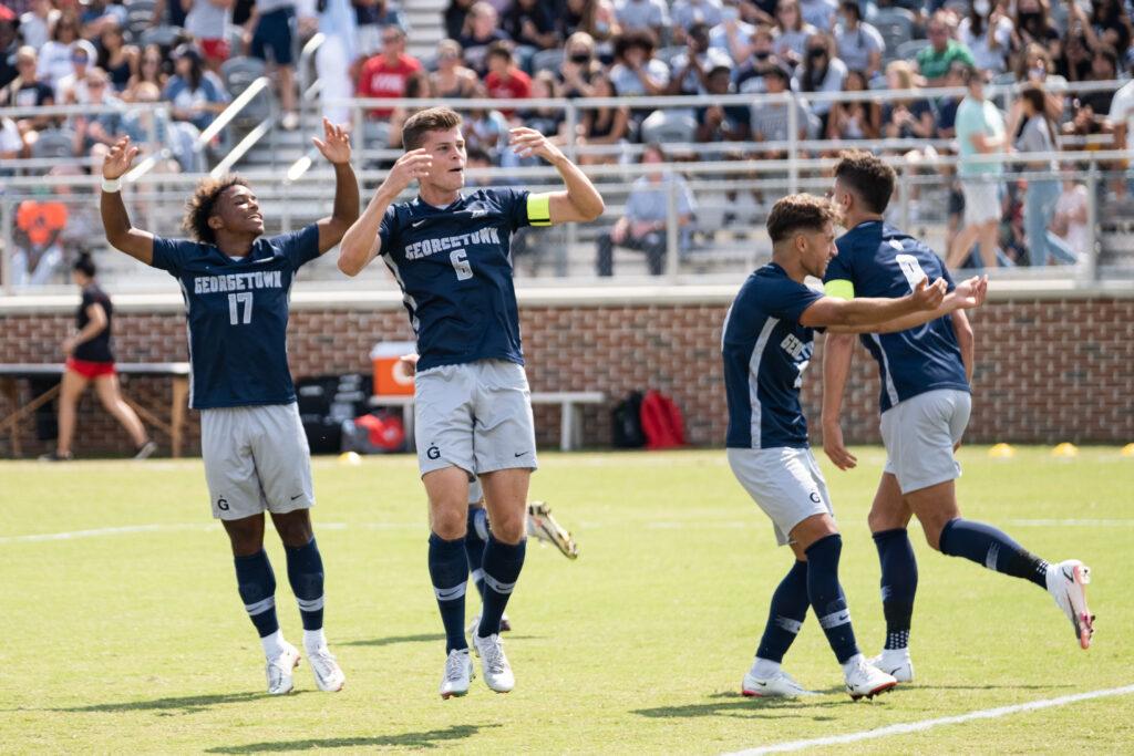 MEN’S SOCCER | No. 1 Georgetown Edges Past No. 7 Maryland 1-0, Earns 5th Victory in Winning Streak