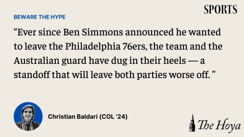 BALDARI | The Ben Simmons-76ers Trade Standoff Is Unwinnable for Both Parties