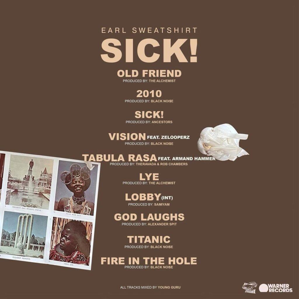 Earl Sweatshirt Delivers in Expected Fashion on “SICK!”