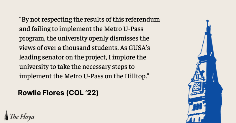 VIEWPOINT: Implement Metro U-Pass Program