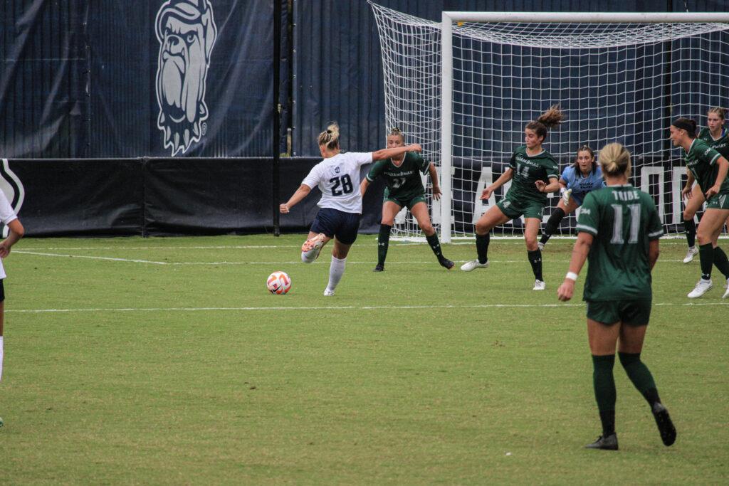 WOMEN’S SOCCER | Georgetown Glides Past William & Mary in 3-0 Shutout