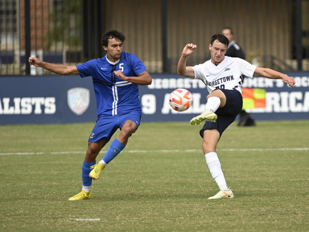 MEN’S SOCCER | Hoyas Snap Losing Streak With 2-1 Victory Over Creighton