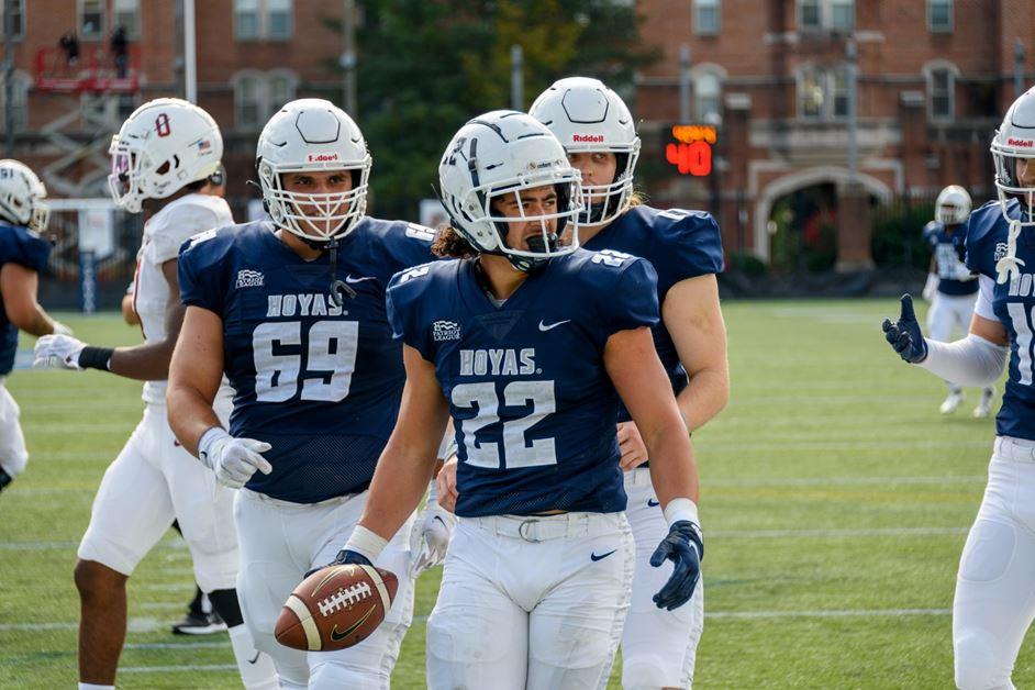 FOOTBALL | Led by ground game, Georgetown opens season with dominant win at Marist