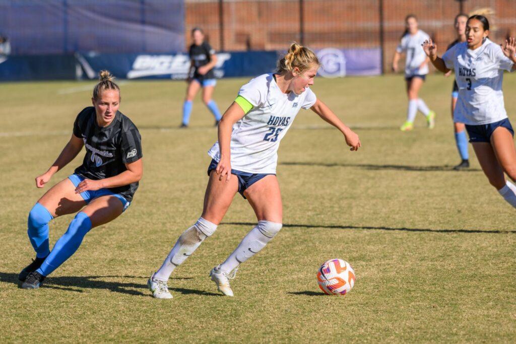 WOMEN’S SOCCER | Georgetown Dramatically Ties Butler 2-2 to Secure First Place Finish in Big East