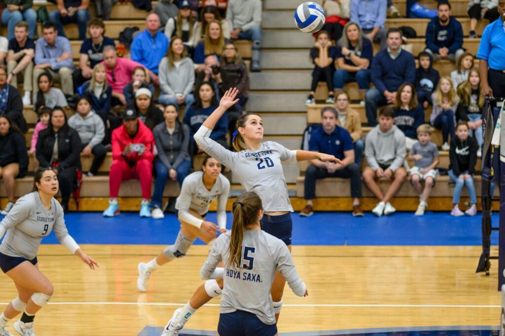VOLLEYBALL | Hoyas Celebrate Seniors and Finish Home Season With Loss to Butler