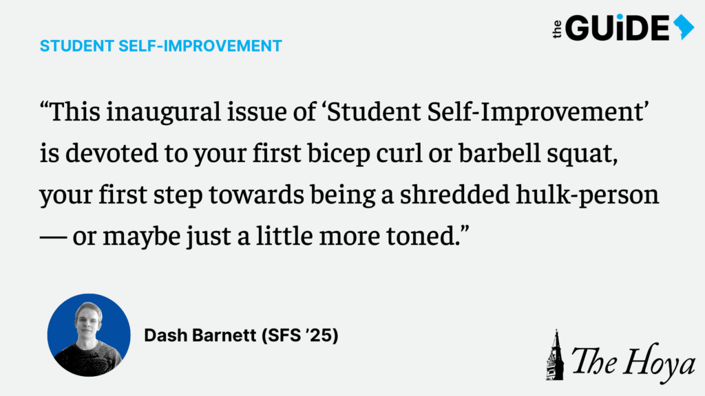 STUDENT SELF-IMPROVEMENT | The Lifting Issue