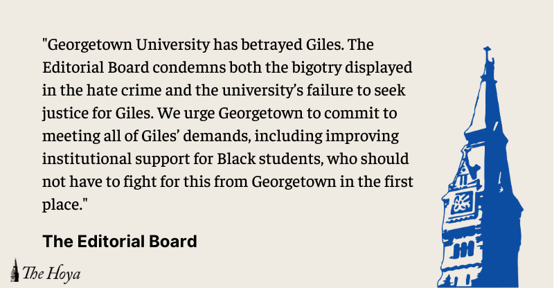 EDITORIAL: Georgetown, Protect LaHannah.
