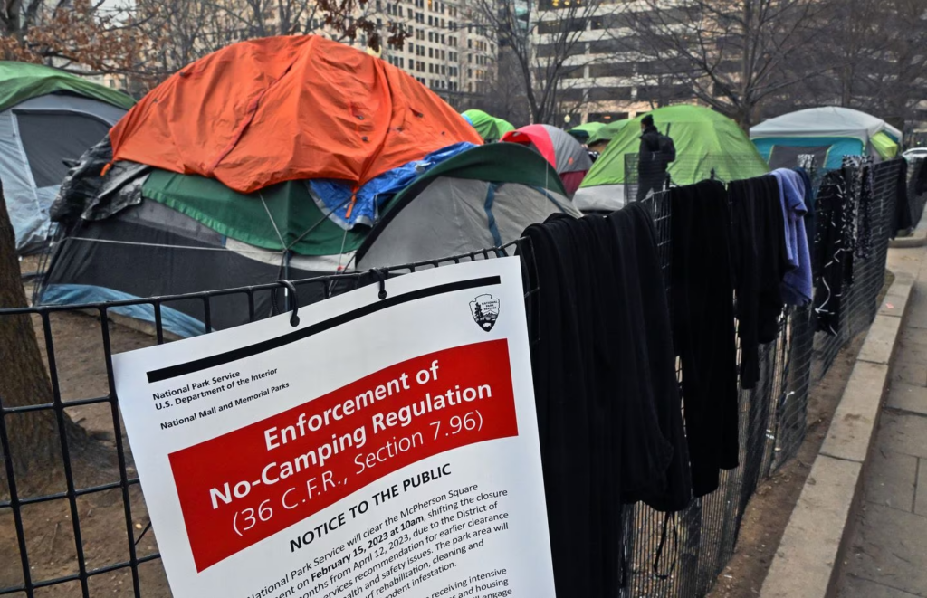 National Park Service Clears McPherson Square Encampment
