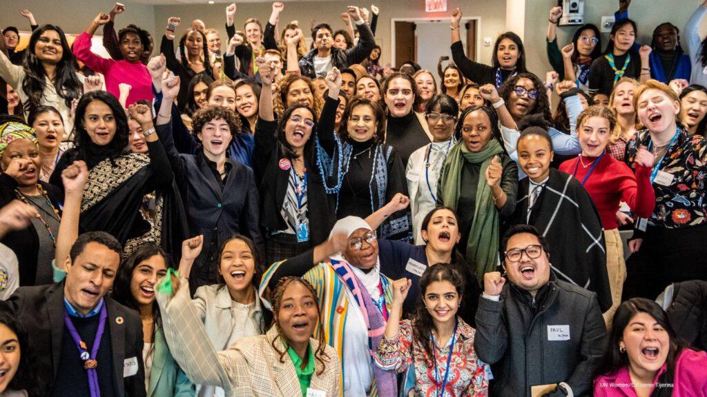Shreyaa Venkat/Commission on the Status of Women Youth Forum | The Georgetown Institute for Women, Peace & Security co-sponsored several side events at the 67th session of the Commission on the Status of Women (CSW), and Shreyaa Venkat (SOH 24) was part of the CSW Youth Forum.