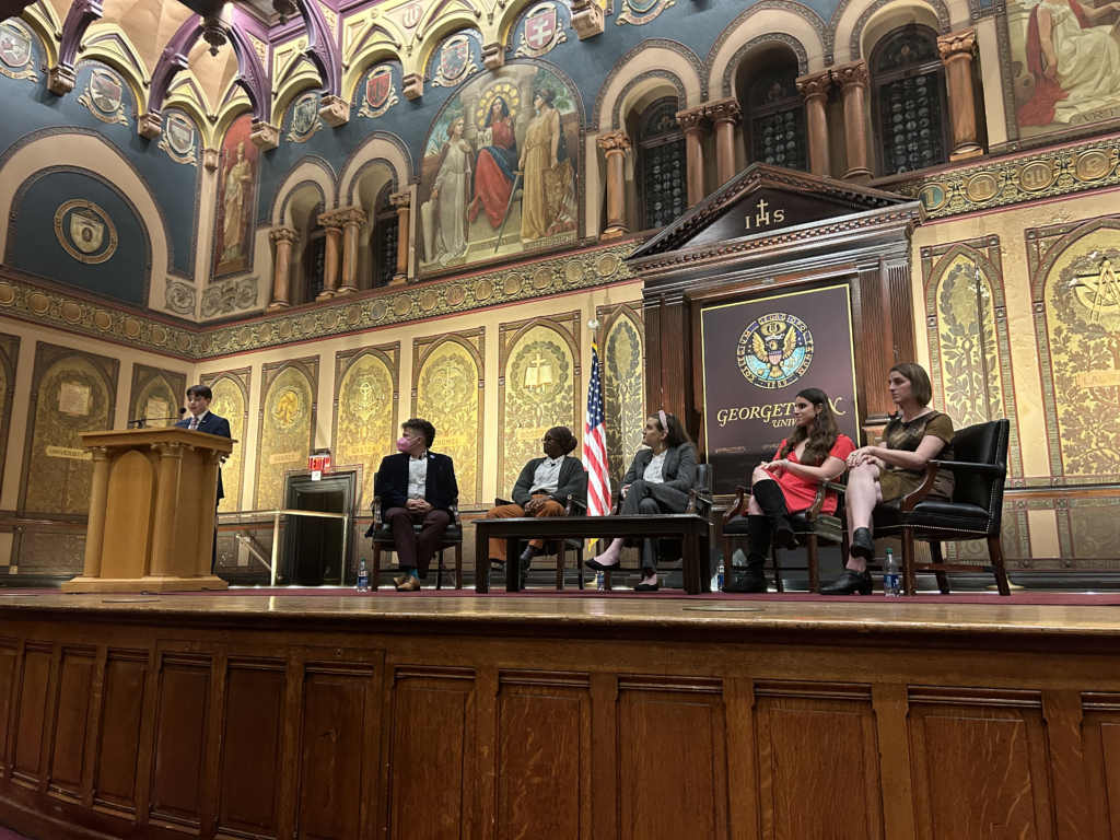 Trans and Nonbinary Activists Discuss Trans Rights in a Gaston Hall First