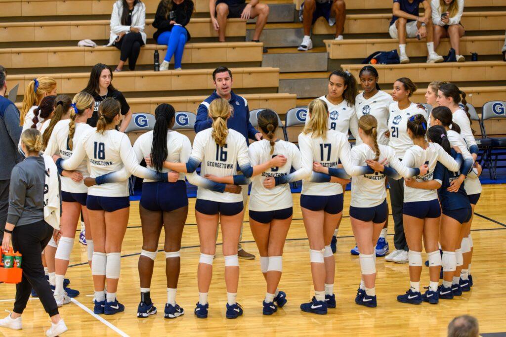 VOLLEYBALL | Hoyas Fall to the Revolutionaries in D.C. Showdown