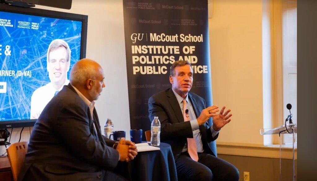 Senator Mark Warner Talks Artificial Intelligence, Democracy With GU Politics