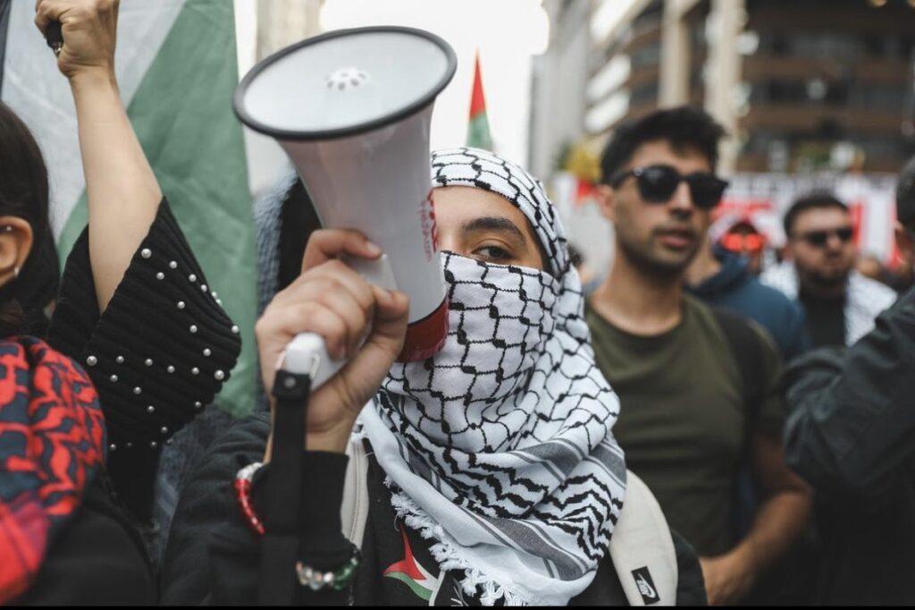 Georgetown Students Attend National Free Palestine March, Organize Red Square Rally