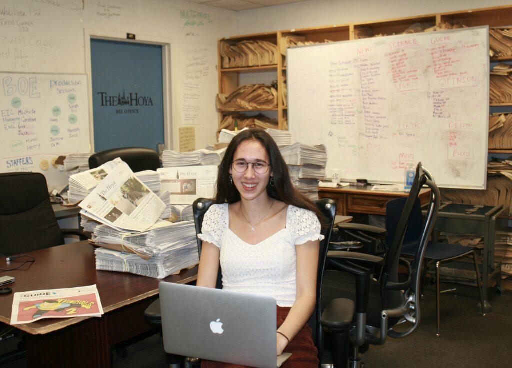 The Hoya selects Michelle Vassilev as paper’s 150th editor in chief