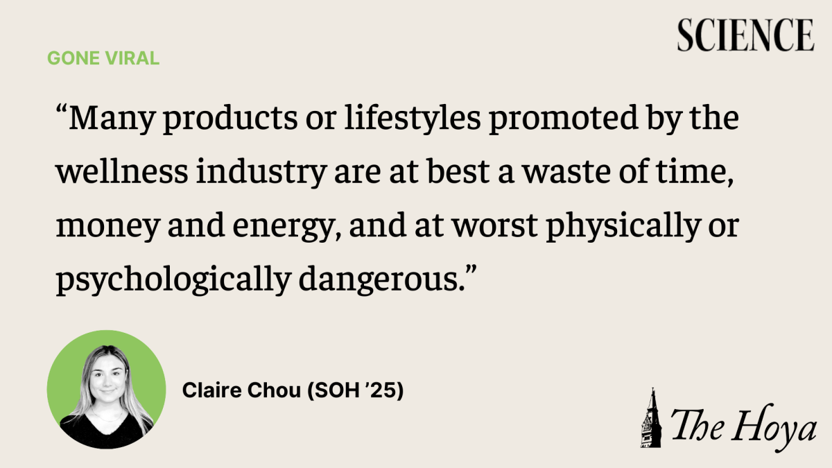 In Claire Chous (SOH 25) second column of her Gone Viral series, she presents a cautionary tale against the wellness industry. 