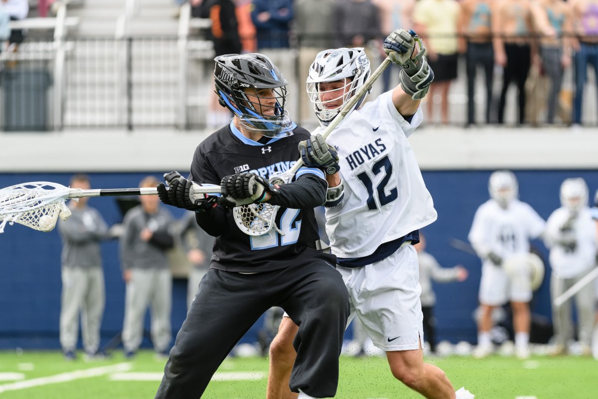 MEN%E2%80%99S+LACROSSE+%7C+Hoyas%E2%80%99+Fourth-Quarter+Run+Too+Little+Too+Late%2C+Fall+to+Top-Ranked+Hopkins+Despite+Improved+Showing