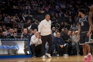 Haan Jun (Ryan) Lee/The Hoya | Hoyas Head Coach Ed Cooley will look to lead Georgetown to better times ahead of his second year in charge of the program.