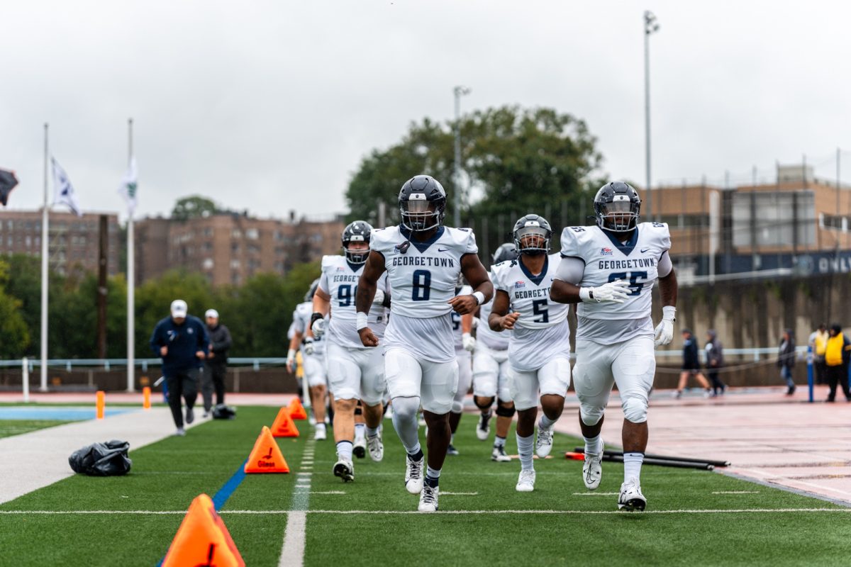 GUHoyas | Georgetown lost the Lou Little Cup to Columbia in a 30-0 shutout loss.