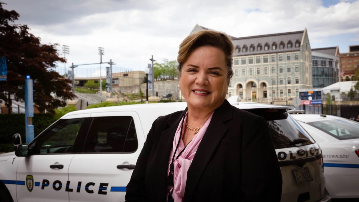 Georgetown University | Katherine Perez, the first female GUPD chief, sought to continue promoting inclusivity on campus during her one-year tenure at Georgetown.