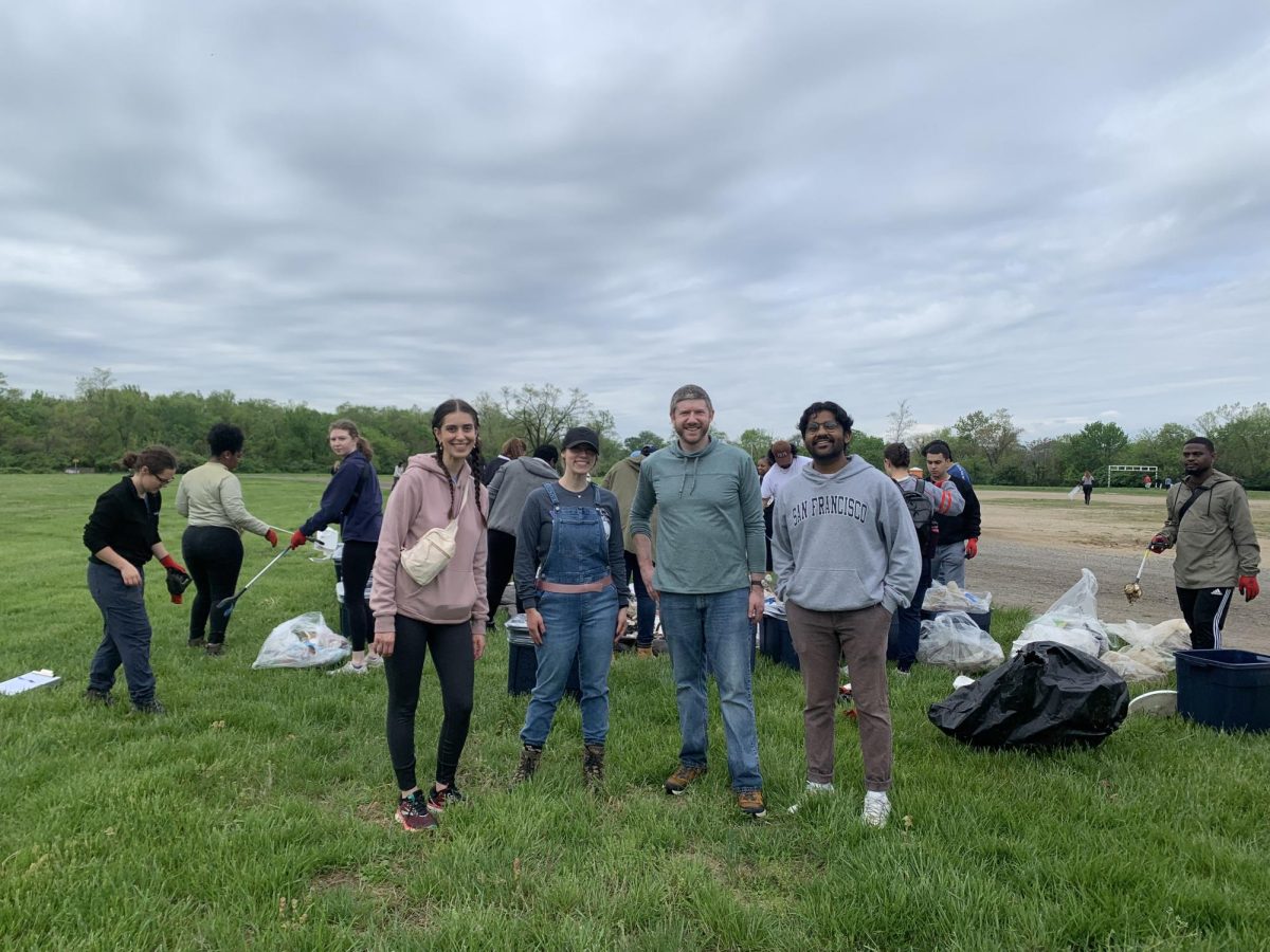 Students of the Georgetown university School of Continuing Studies (SCS) participated in a river cleanup event at Kenilworth Park near the Anacostia River on April 20, where they removed harmful litter and increased stewardship of the Anacostia. 