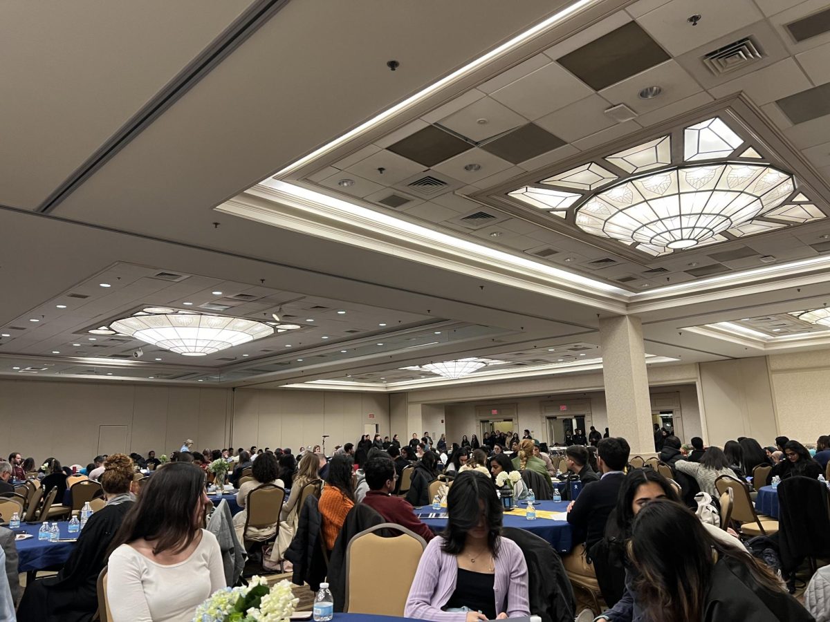 Daniel Greilsheimer/The Hoya | Georgetown Universitys Muslim Life welcomed hundreds of guests for its University Ramadan Celebration and Iftar on April 2, an event open to all faiths that commemorated the spirit of Islams holy month.