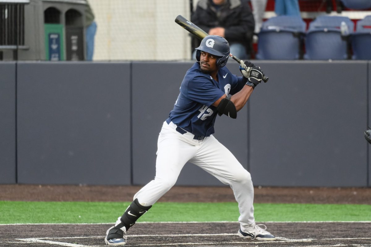 GUHoyas | Graduate outfielder Kavi Caster played an instrumental role in each game of the series sweep of Villanova, tallying 5 total hits, including 2 home runs, across the three wins.