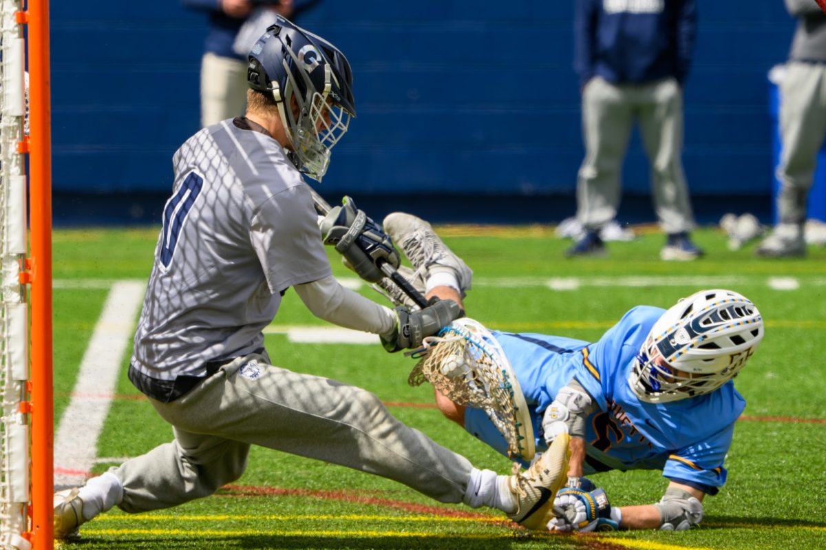 GUHoyas | First-year goalie Anderson Moore was fantastic, tying a career-high with 14 saves.