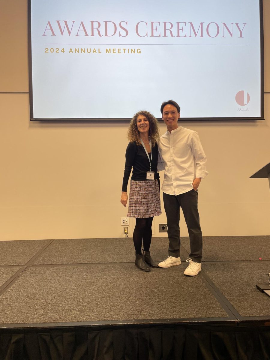 Courtesy of Nicoletta Pireddu | Dominic Pham (CAS 23) received the Undergraduate Presidential Prize from the American Comparative Literature Association (ACLA) for his honors thesis. 