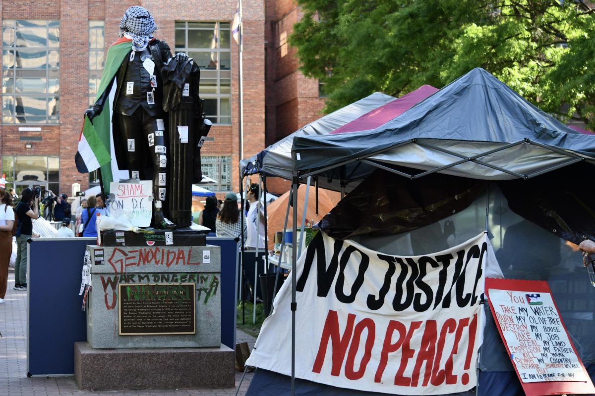 Georgetown Students Remain in Encampment After Seven Days, Legislators’ Visit