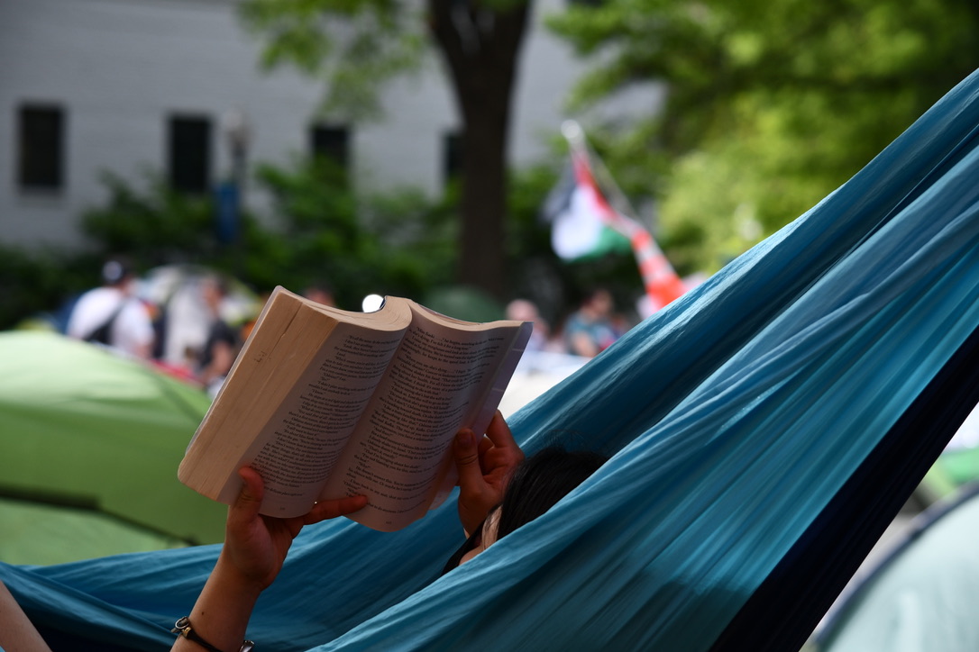 Georgetown Students Remain in Encampment After Seven Days, Legislators’ Visit
